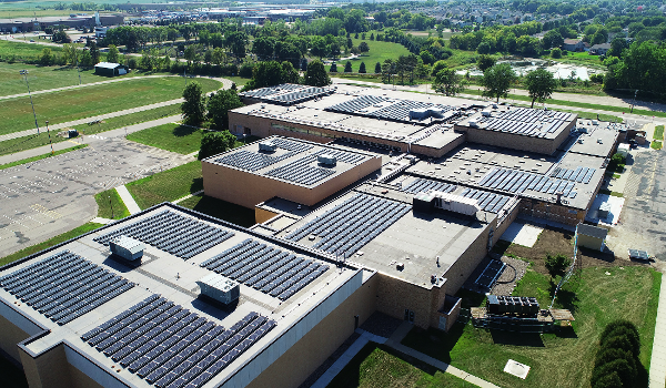 Solar for Schools in Minnesota - McGuire Middle School Lakeville | iDEAL Energies