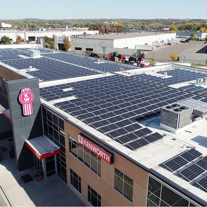 Commercial Solar for Business - Rihm Kenworth | iDEAL Energies